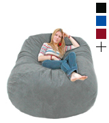 Cozy Sack 6-BB-GREY 6-Feet Bean Bag Chair, Large, Grey