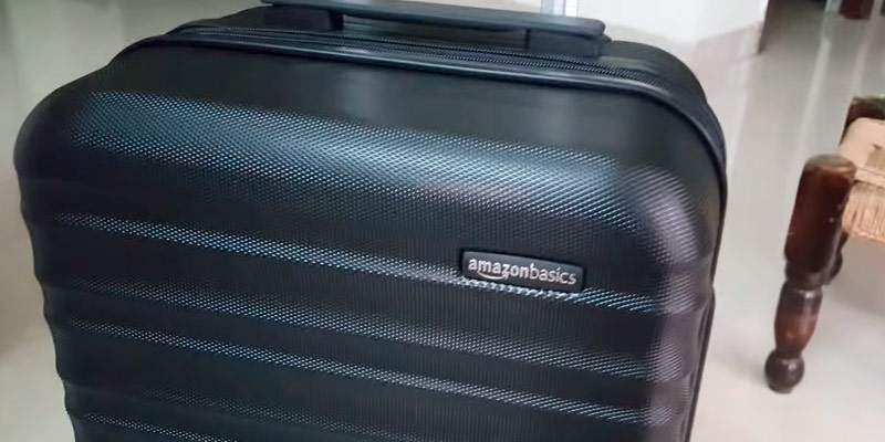 AmazonBasics N989 Hardside Spinner Luggage in the use - Bestadvisor