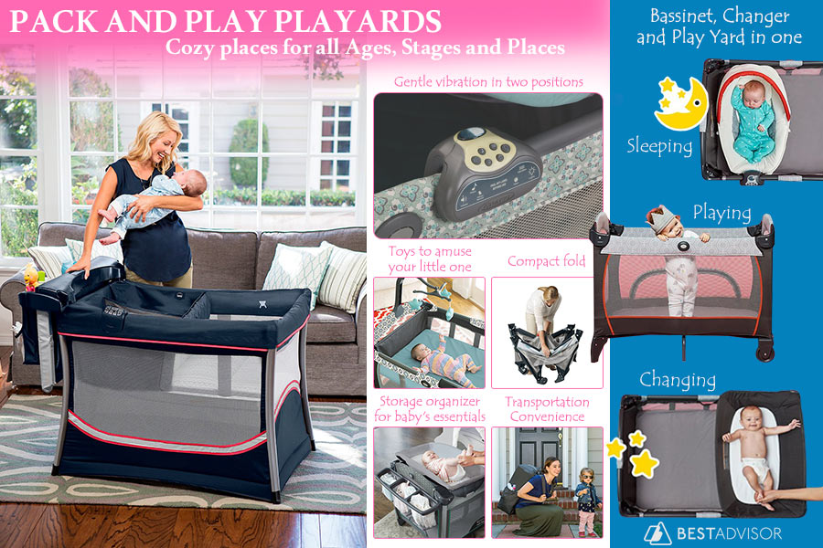 Comparison of Pack and Play Playards for Your Little One