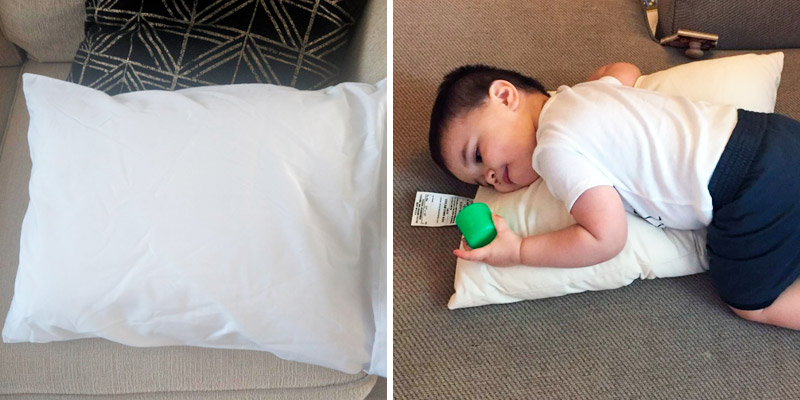 Review of Dreamtown Kids Toddler Pillow with Pillowcase