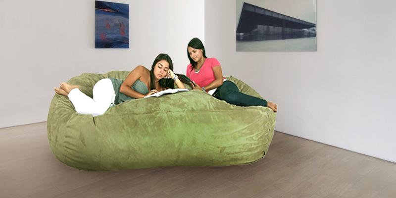 Cozy Sack X-Large 8-Feet Bean Bag Chair in the use