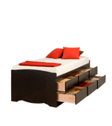 Prepac BBT-4106 Sonoma Platform Storage Bed